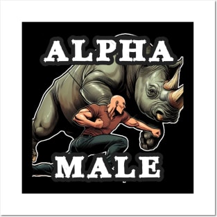 Alpha Male: Rhino Posters and Art